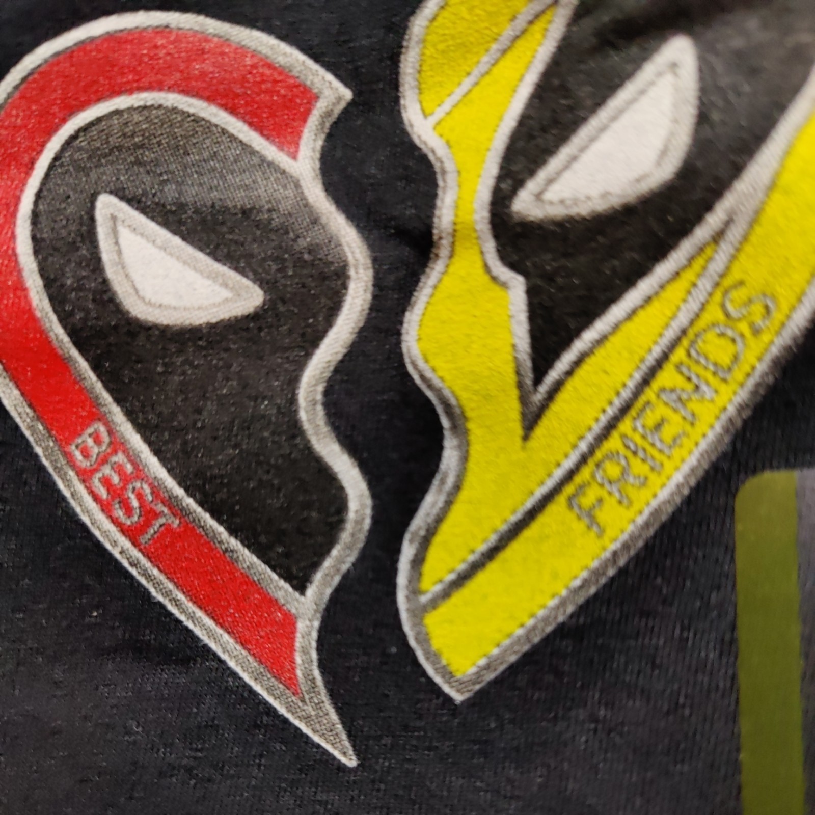 Marvel Deadpool & Wolverine Graphic T-Shirt Black Small NWT