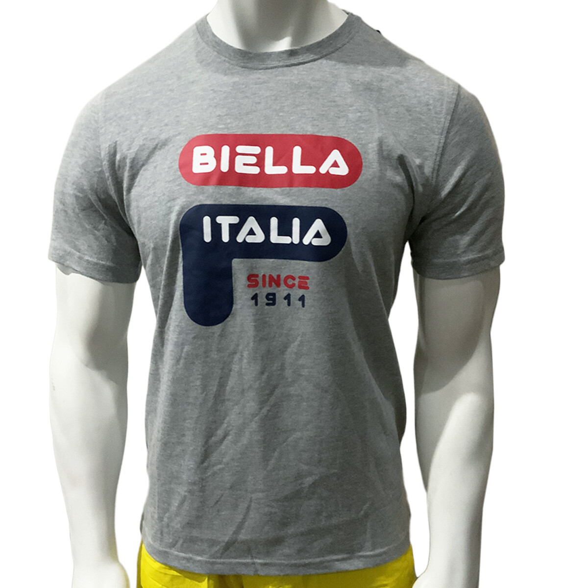 NWT FILA MSRP $34.99 MEN’S GRAY CREW NECK SHORT SLEEVE TEE T-SHIRT SIZE M