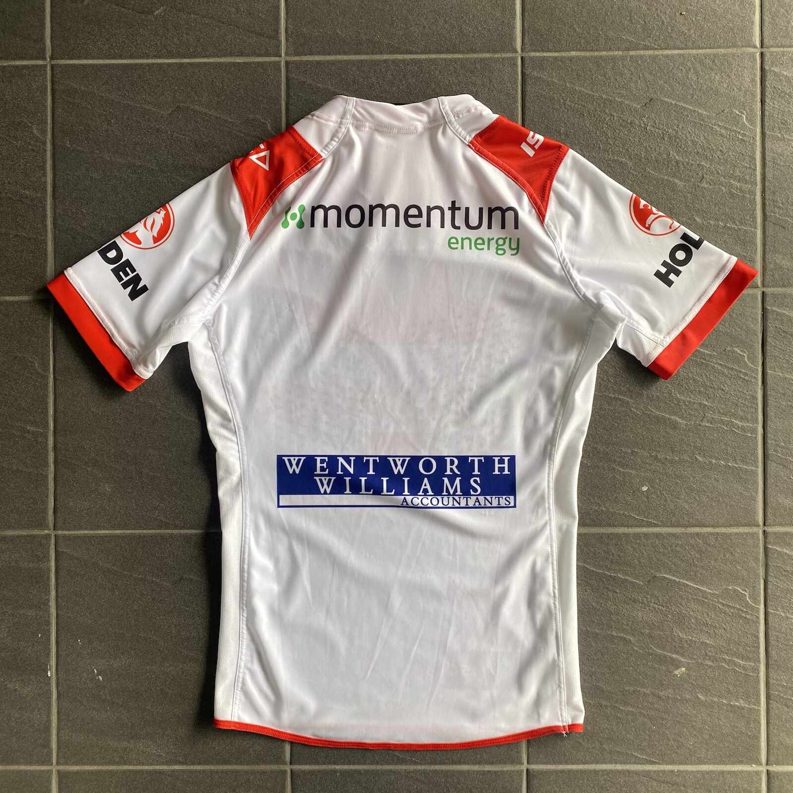 Rugby League Player Issue Jersey Spare St George Dragons NRL U20s Grip Size L
