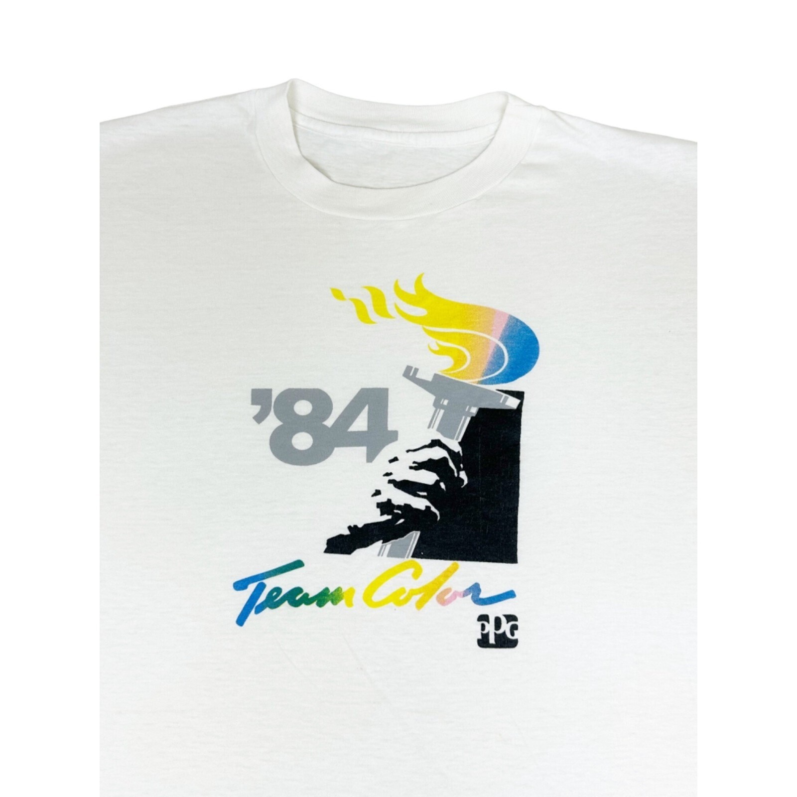Vintage 1984 Color Team PPG Paints T-Shirt Single Stitch