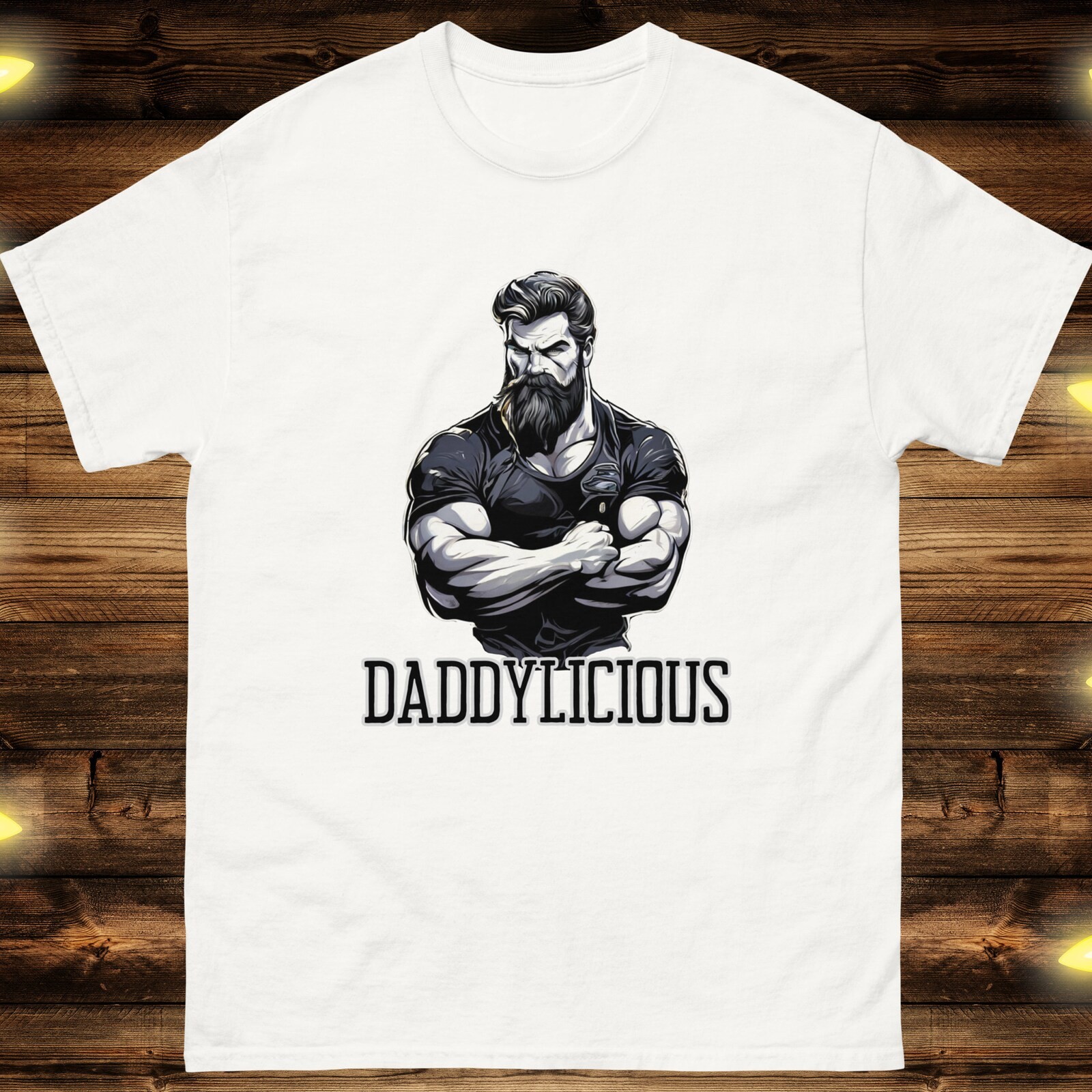 Gay Daddy Tshirt Tom of Finland Style Shirt Muscle Daddy T-shirt Gift