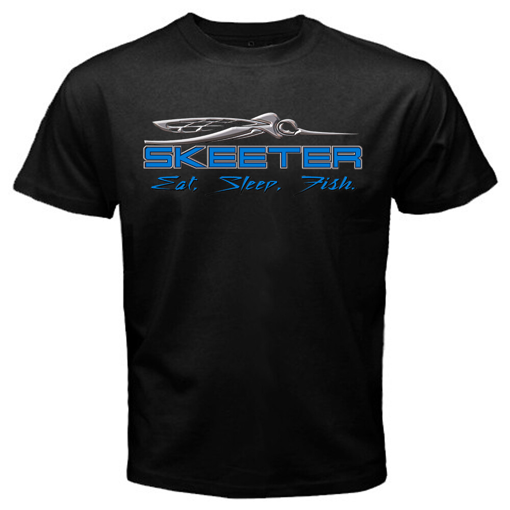 Skeeter Fishing Boats Men’s Black T-Shirt Size S to 3XL