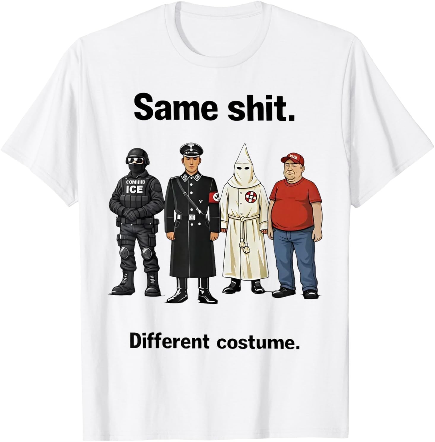 Same Shjt Different Costume T-Shirt for Gift Size S to 4XL