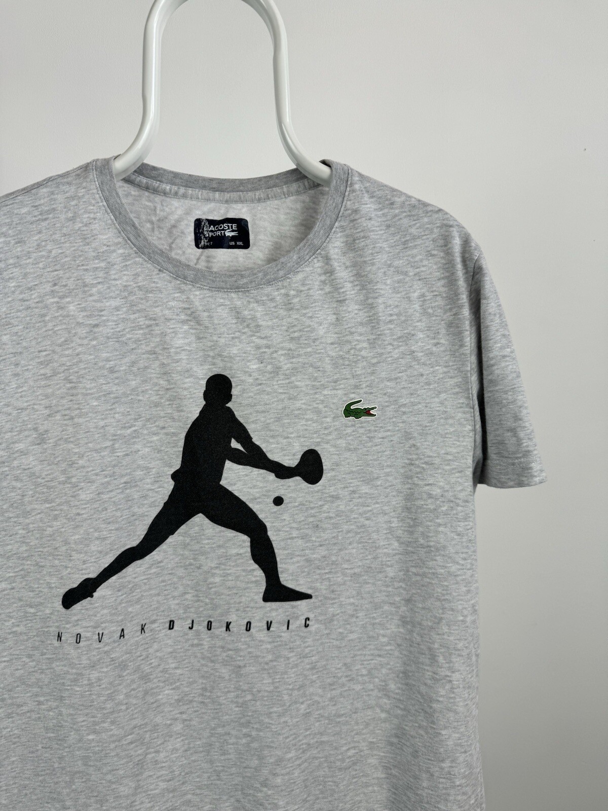 Lacoste Novak Djokovic Big Logo Tee Size XXL