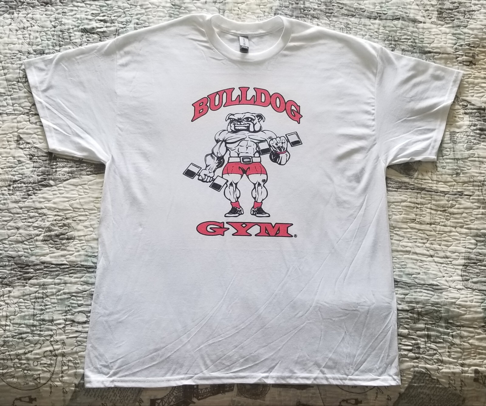 Bulldog Gym Workout Bodybuilding Vintage Muscle T-Shirt Brand New Sz S M L XL