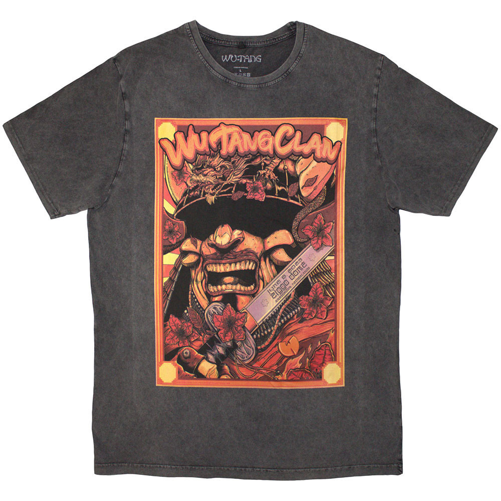 Wu-Tang Clan – Amsterdam ’23 – Charcoal Grey Stone Wash t-shirt
