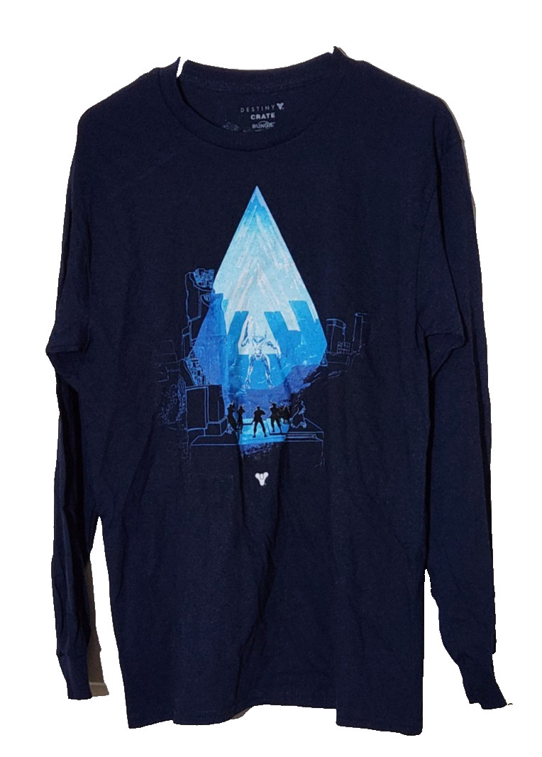Destiny Y2 Long Sleeve T-Shirt XL Black Graphic Spaceship Men’s