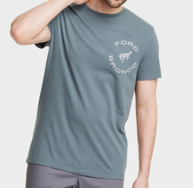 Men’s Ford Bronco Flat Seams Short Sleeve Graphic T-Shirt – Goodfellow SMALL