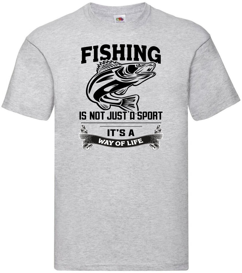 Fishing Sport Way Of Life Humour Novelty T Shirt Various Colours And Sizes
