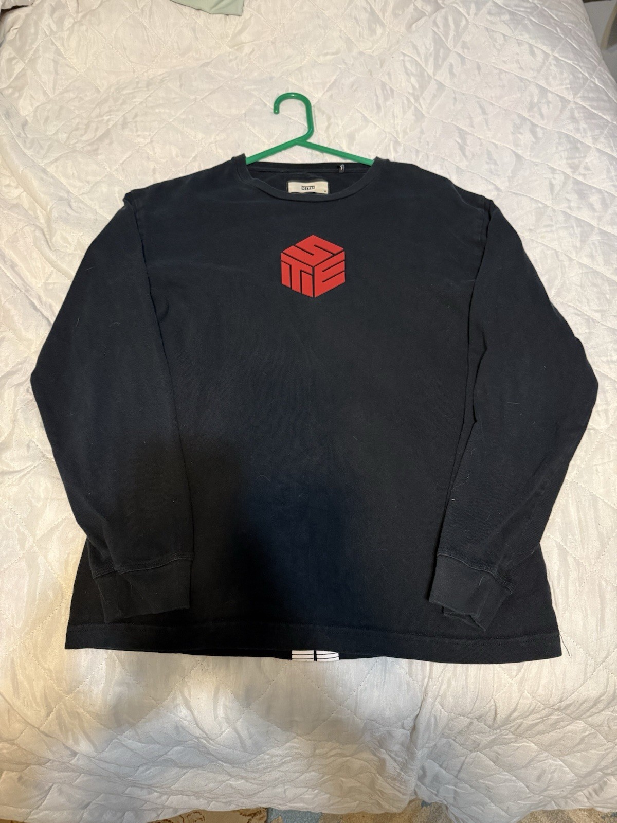Kith Men’s Long Sleeve Rubber 3D Logo