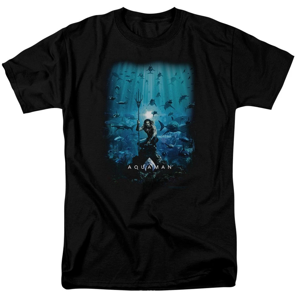DC Comics Aquaman Movie Poster T Shirt Size S – 5XL Gift For Friends