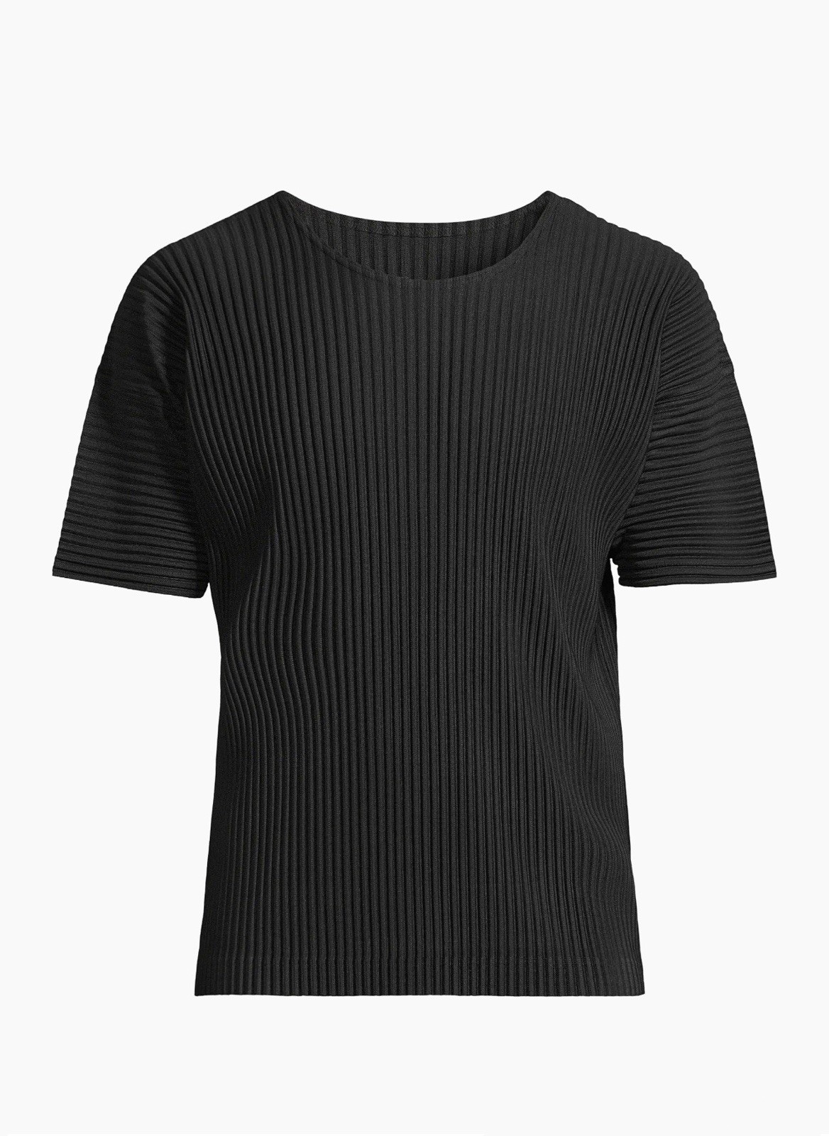 Homme Plissé Issey Miyake Basics Pleated Crewneck T-Shirt size 2/medium