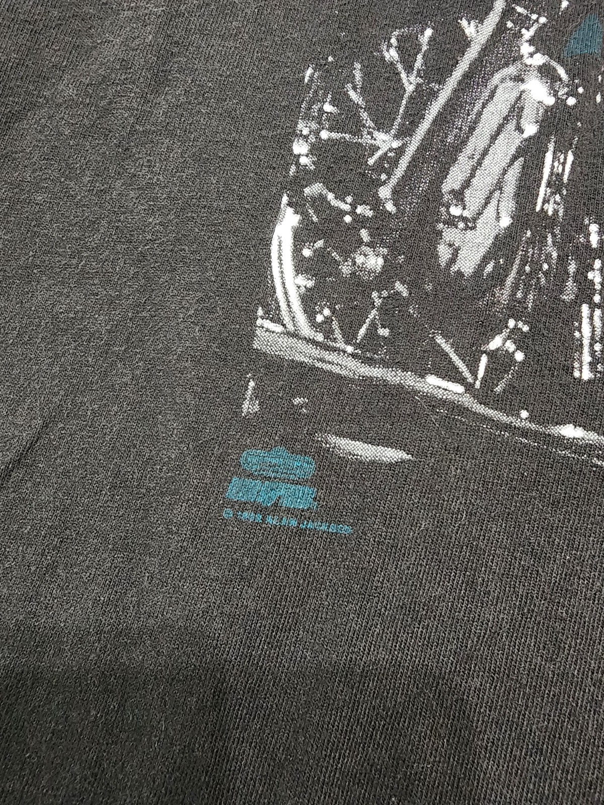 Vintage 90s Alan Jackson Large Motorcycle Country Music Single Stitch T Shirt
