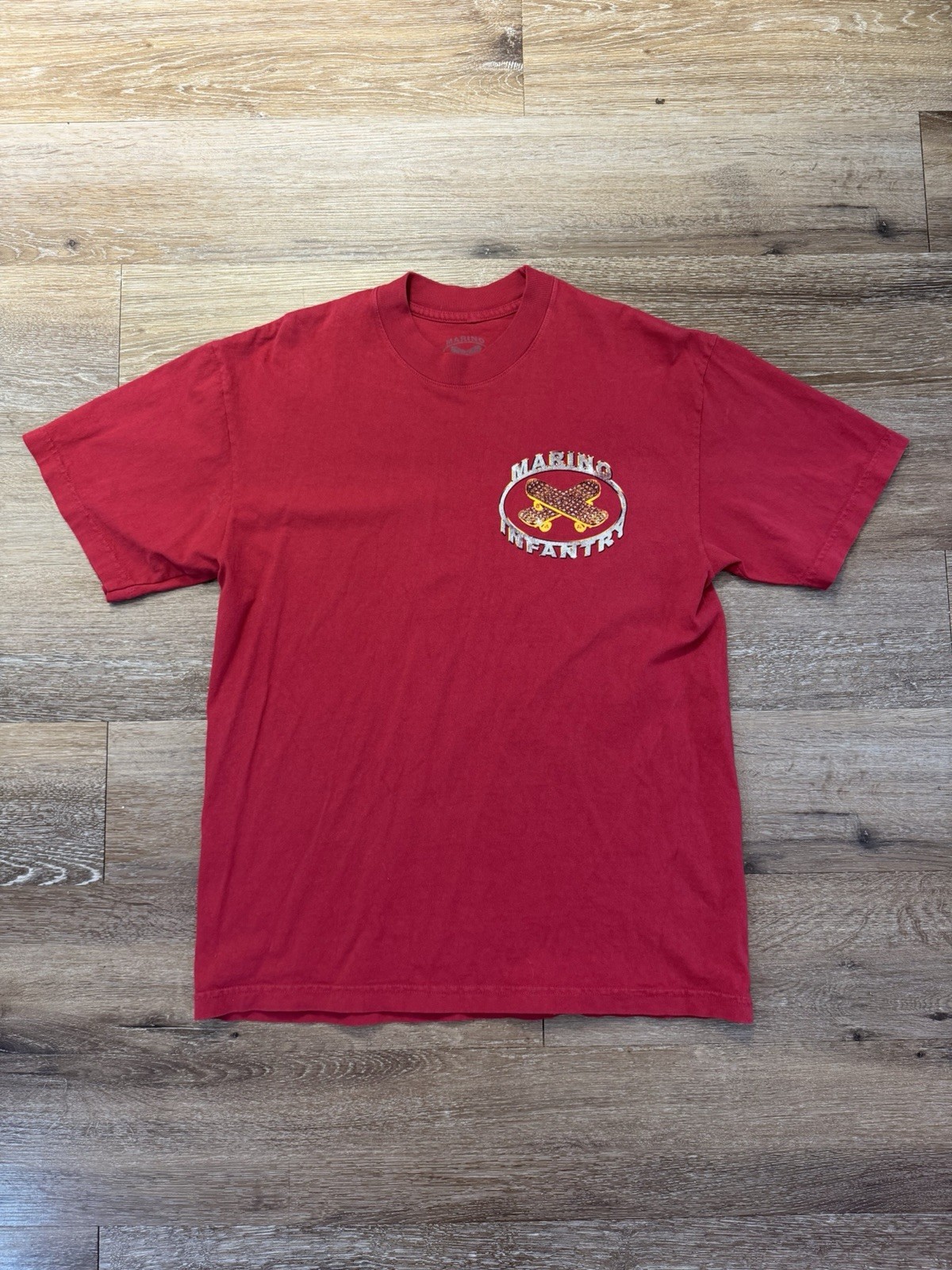Marino Infantry T Shirt Size M Red