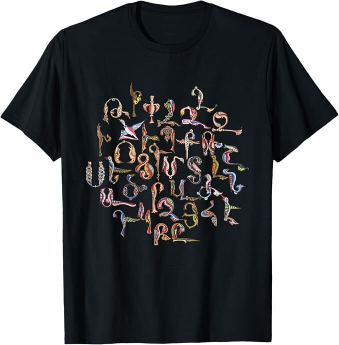 Armenian Alphabet Birds Armenia Symbols T-Shirt