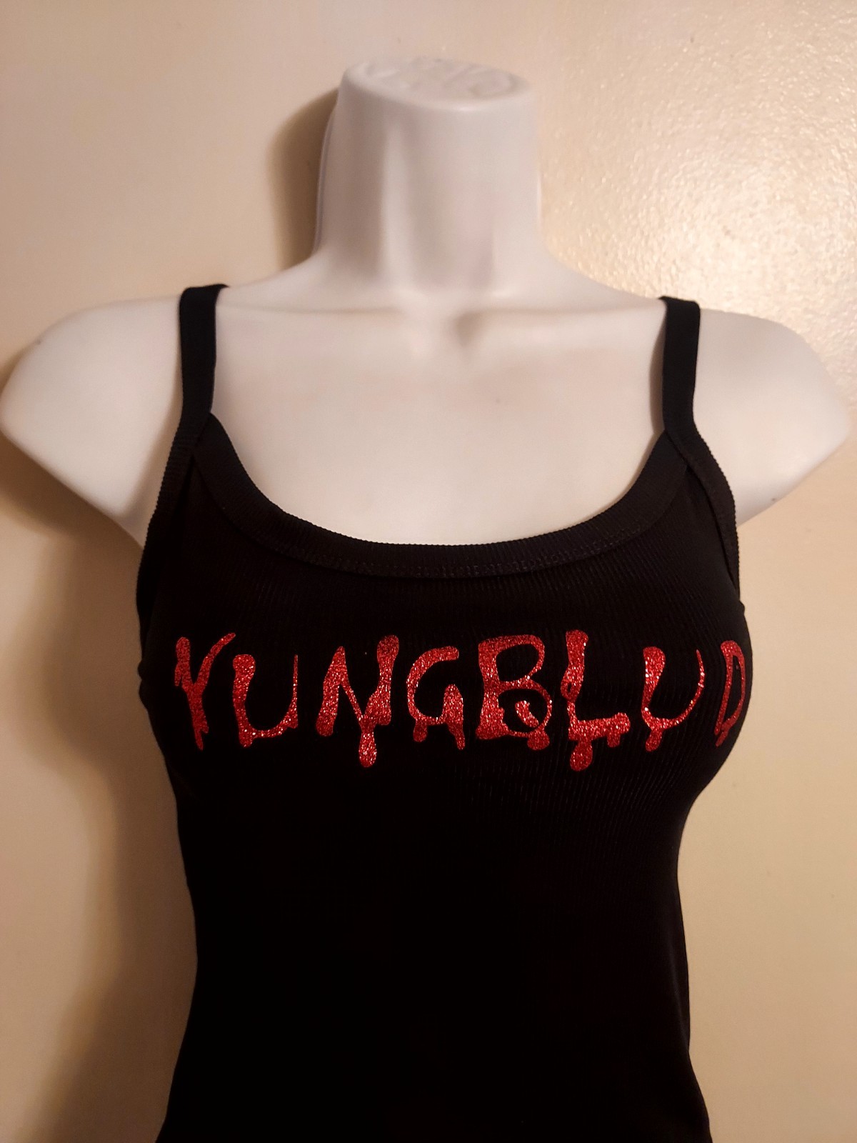 yungblud tank top yungblud crop top idols ii 2 tour yungblood Red GlitterXXs-2xl