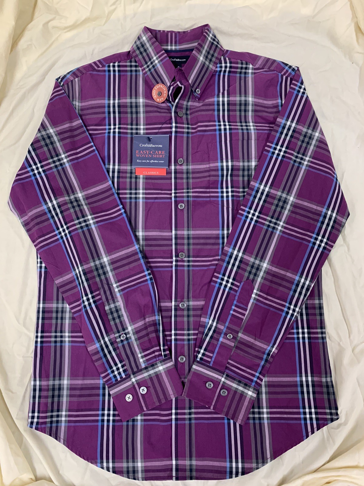 Croft & Barrow Easy Care Woven Shirt