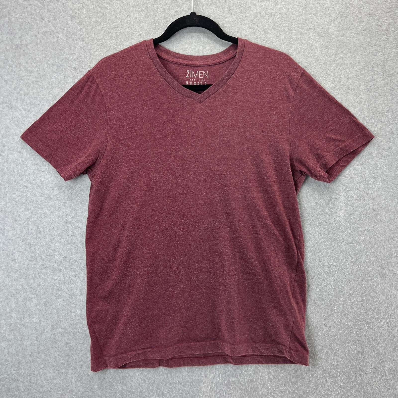 Lot of 6 Forever 21 Men & Old Navy Short Sleeve Shirts Size Medium Blue Red Gray