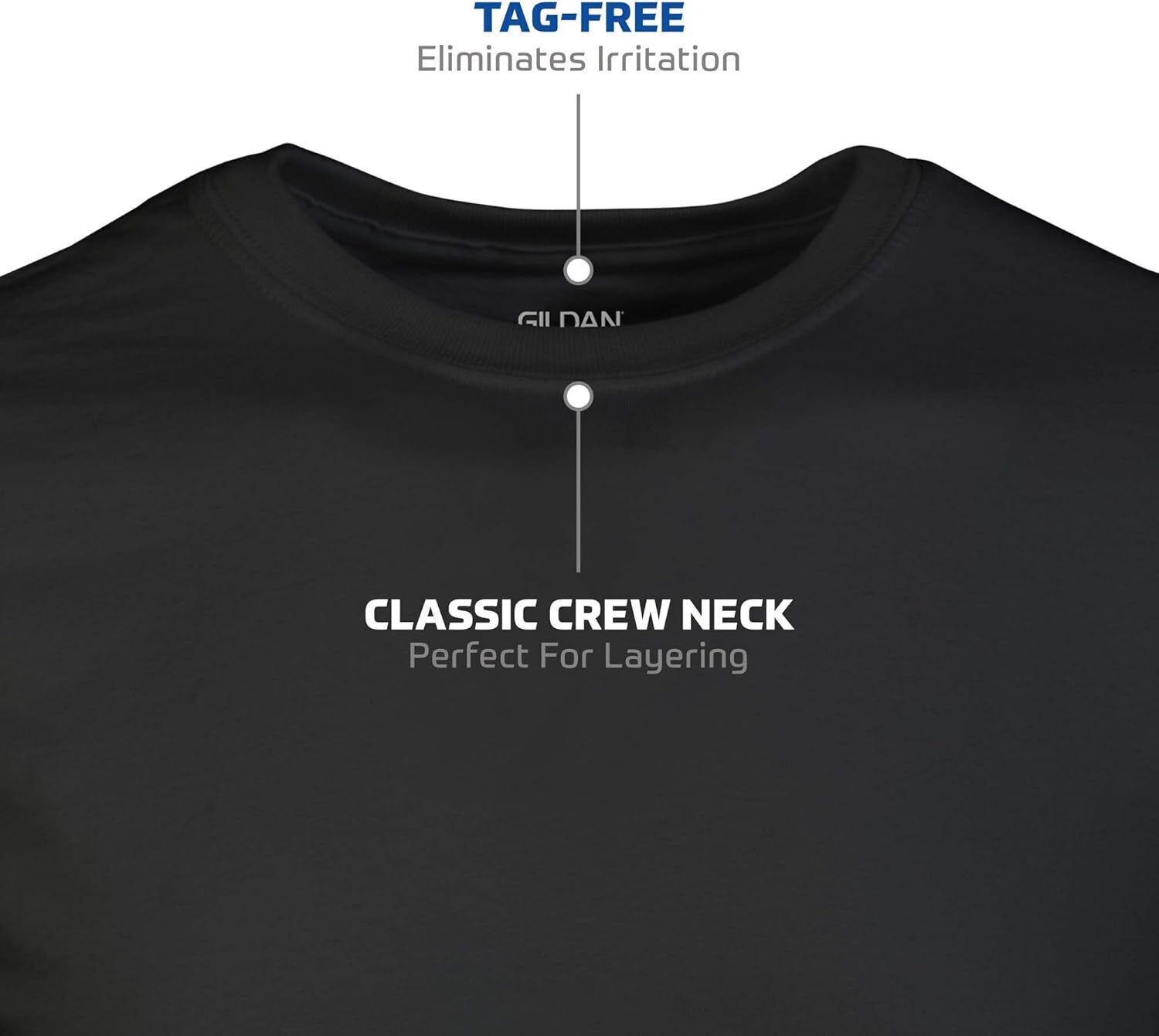 Gildan (5-pack) Bulk Solid Ultra Cotton Short Sleeve Blank Tee T-Shirt S-XL 5000