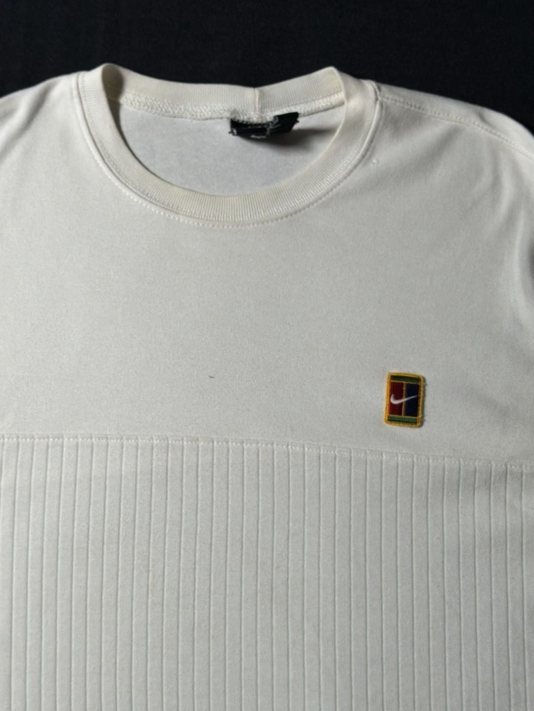 NikeCourt Heritage Ribbed Panel Tennis T-Shirt