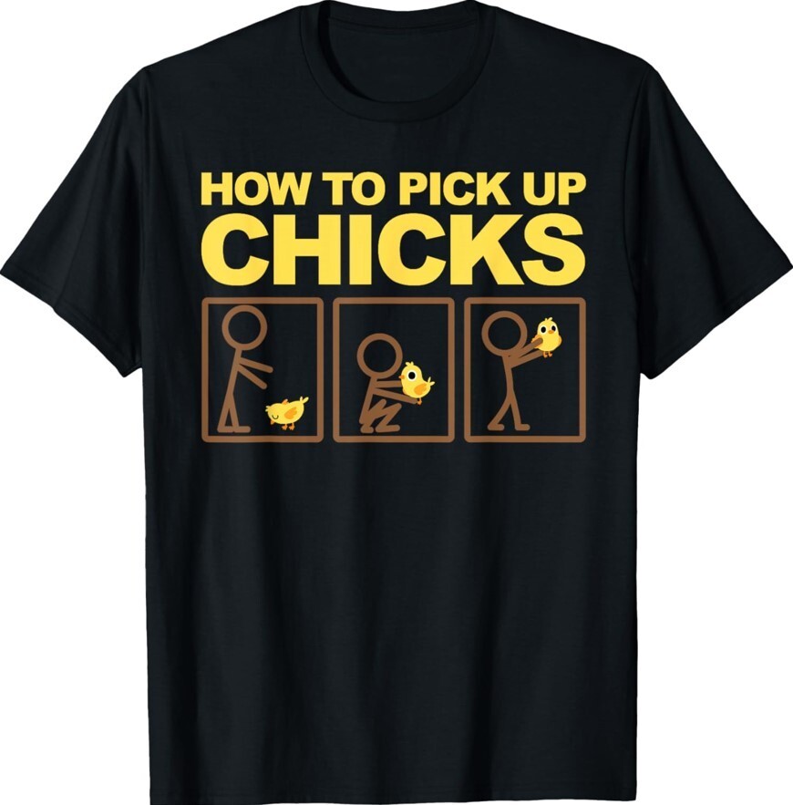 How To Pick Up Chicks Cute 101 Lover Comedy Present Unisex T-Shirt