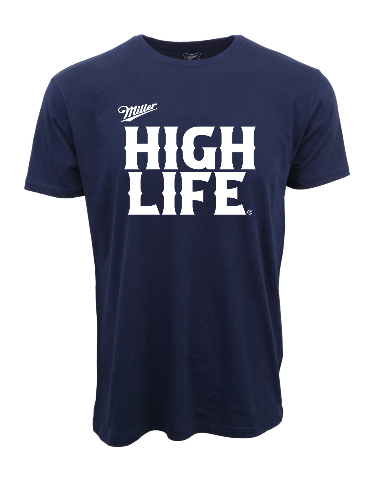 MILLER HIGH LIFE NAVY GRAPHIC T SHIRT