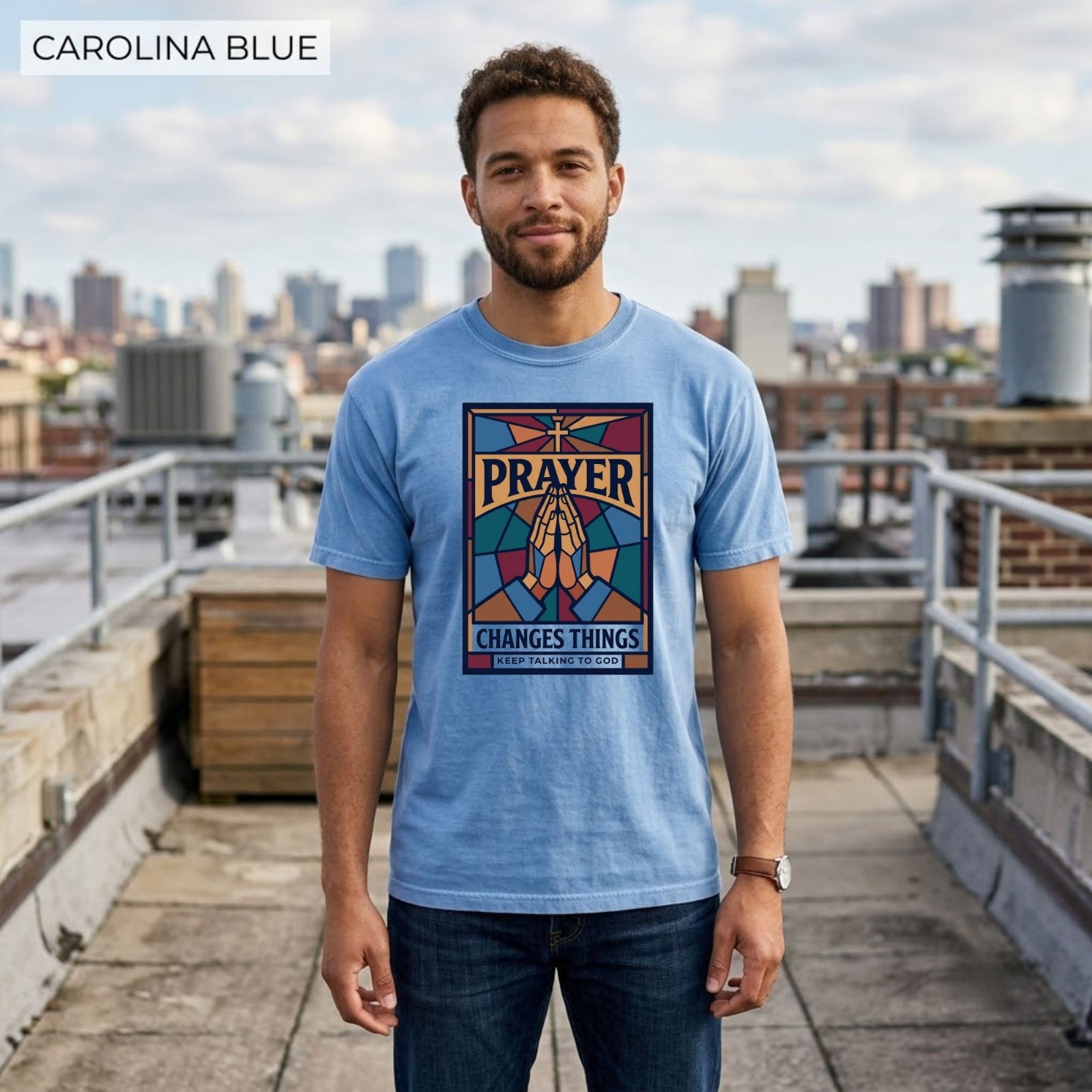Prayer Changes Things Christian T-Shirt Freeships