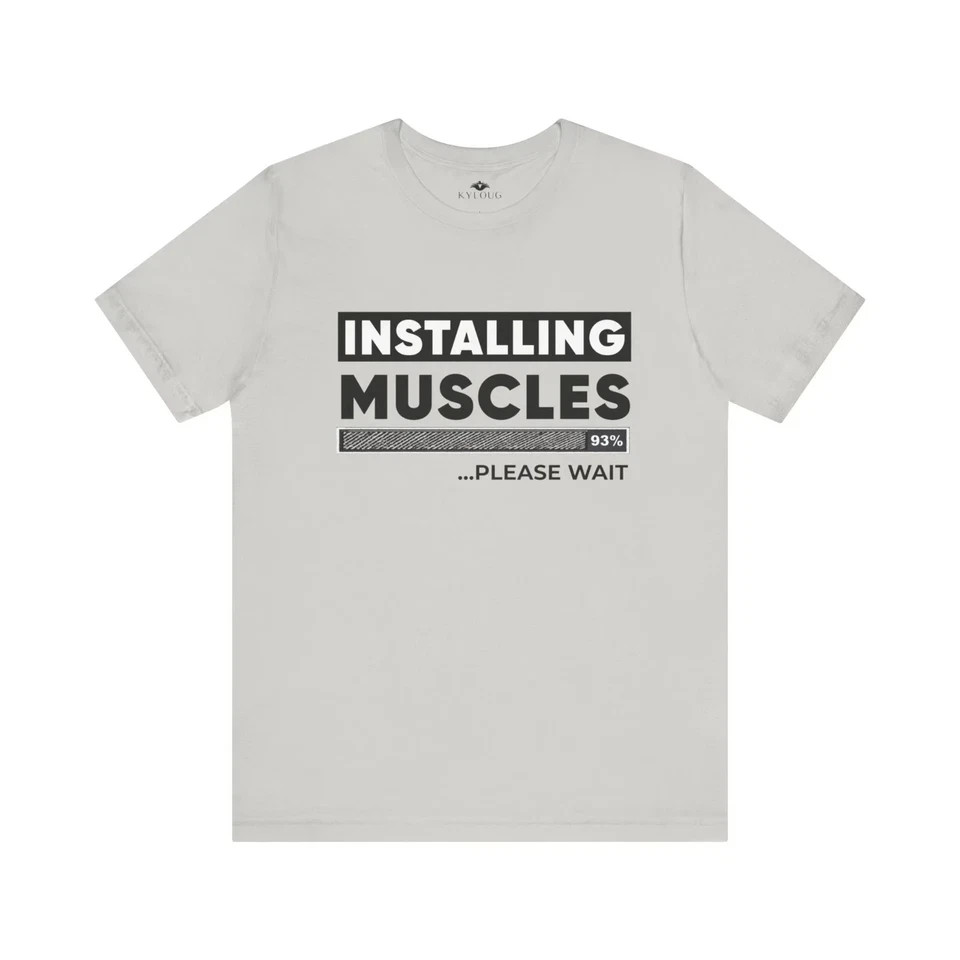 Men’s & Women’s Printed Exercise Mood T-Shirt: Short Sleeve Gym Top