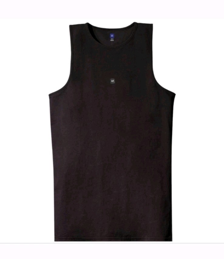 Yeezy Gap Engineered by Balenciaga Loose Tank Top Men Large Black