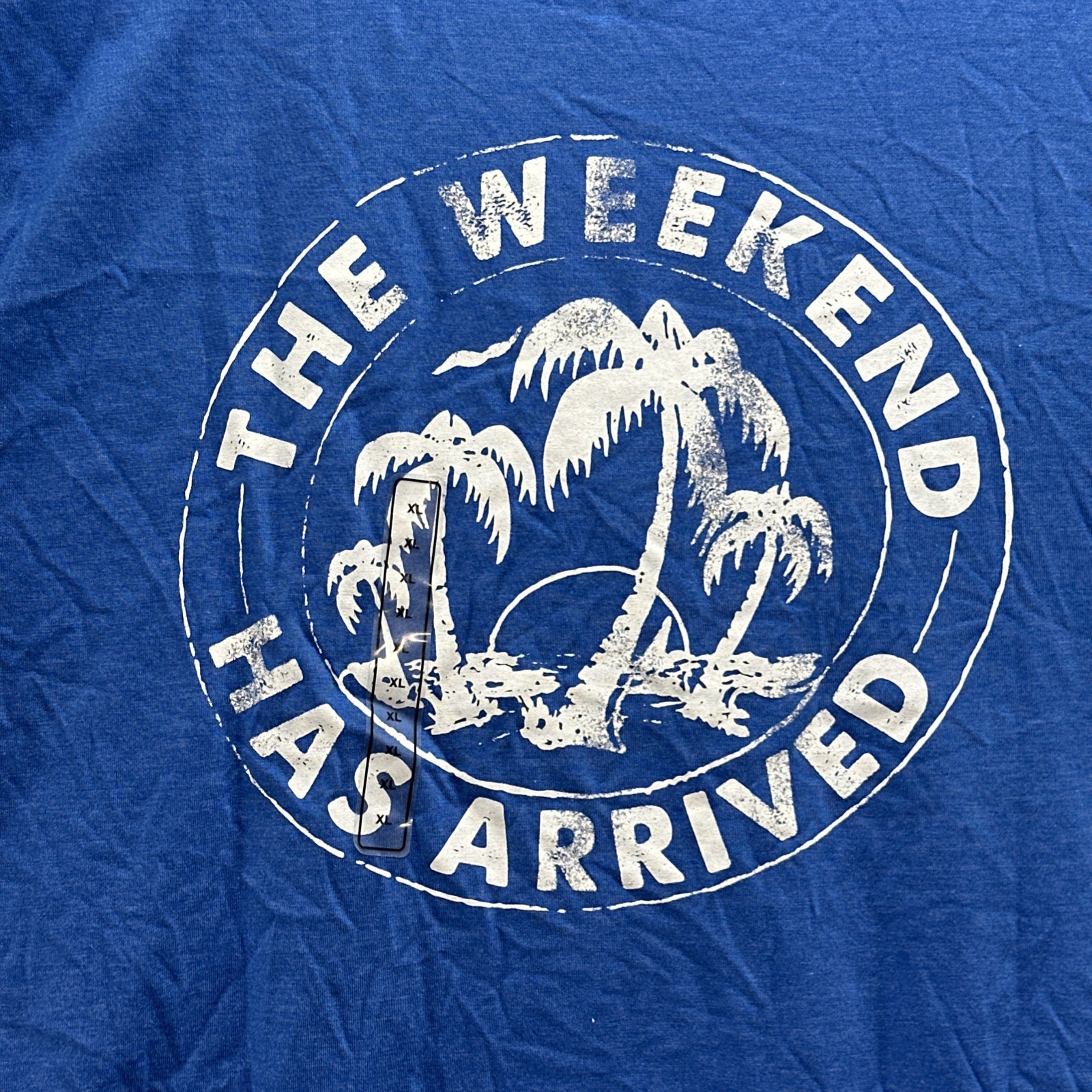 Chubbies The Weekend Has Arrived Short Sleeve Blue T-Shirt Men’s XL NWT