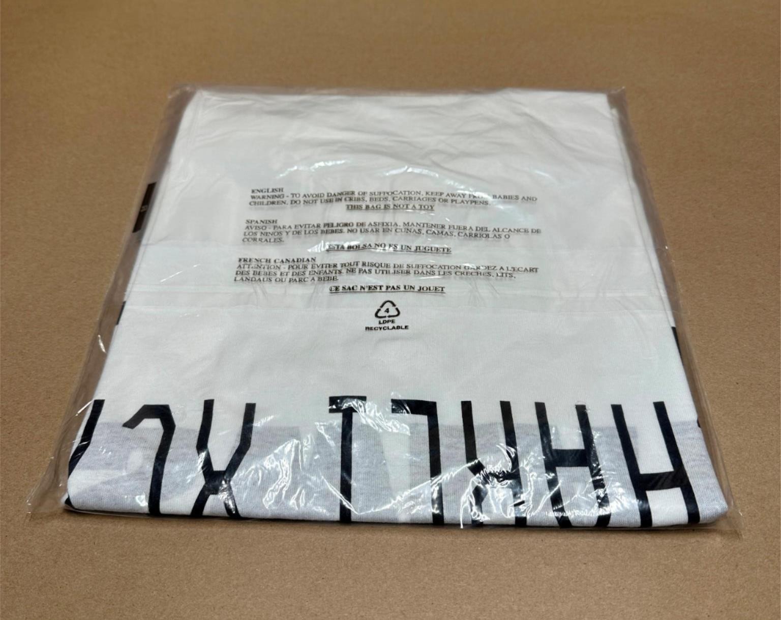 NEW Authentic Charli XCX & Troye Sivan “Sweat” Tour Reversible Tee Shirt White