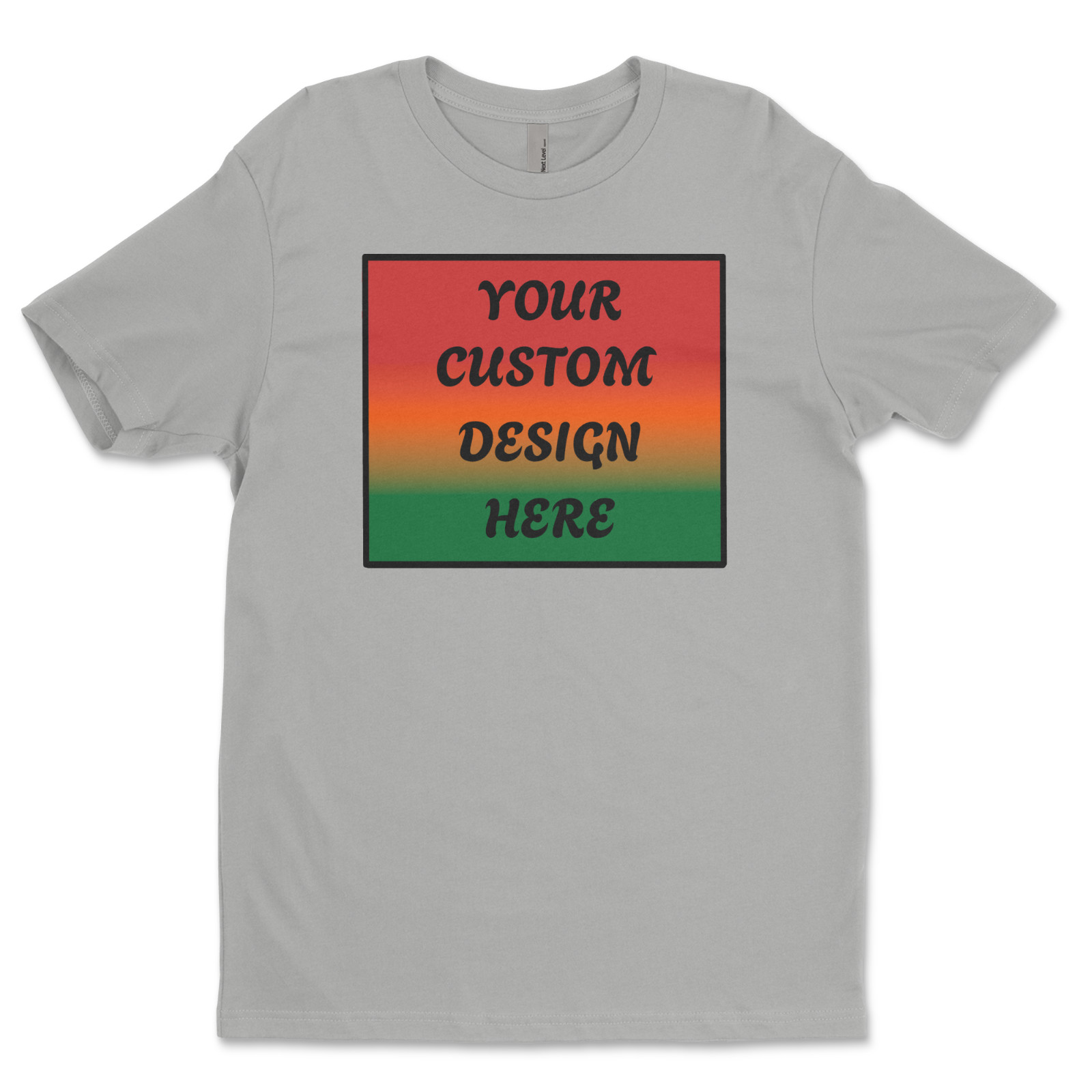 Personalized Custom T-ShirtCustomized w/Photo, Text, Logo DTF on nextlevel shirt