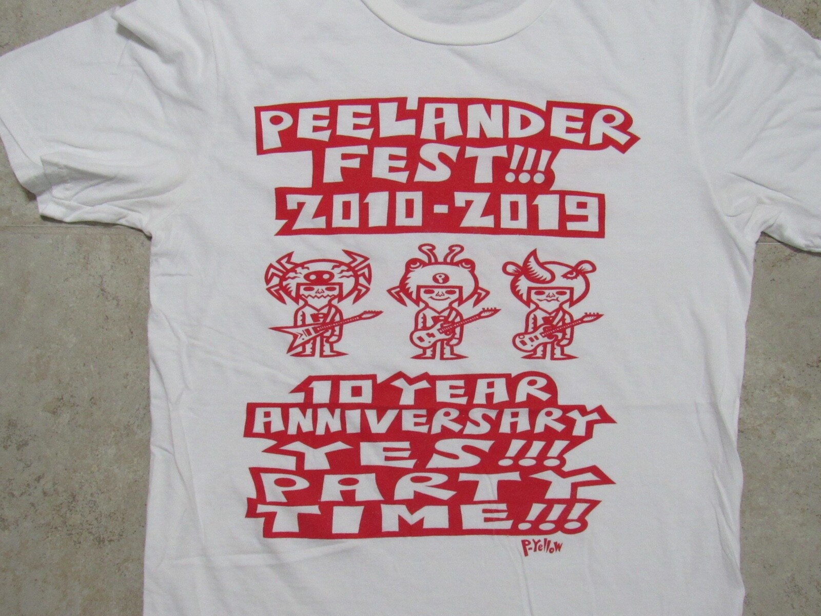 PEELANDER-Z FEST 2010-2019 Austin Texas T-SHIRT Mens SMALL Concert Tour Limited
