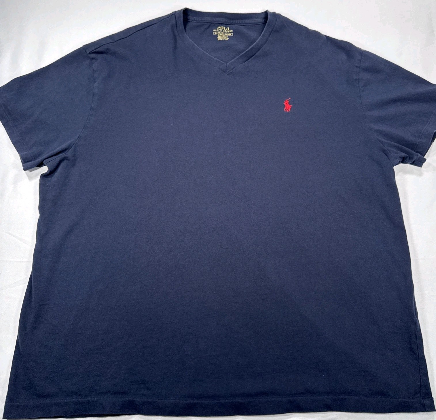 Polo Ralph Lauren v-neck t-shirt mens Size XL Blue