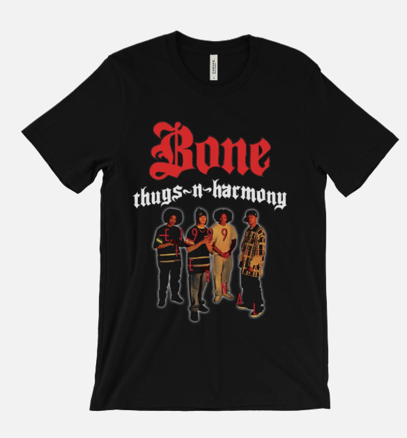 Bone Thugs N Harmony T-Shirt – First of tha Month Crossroads 90s hip hop rap