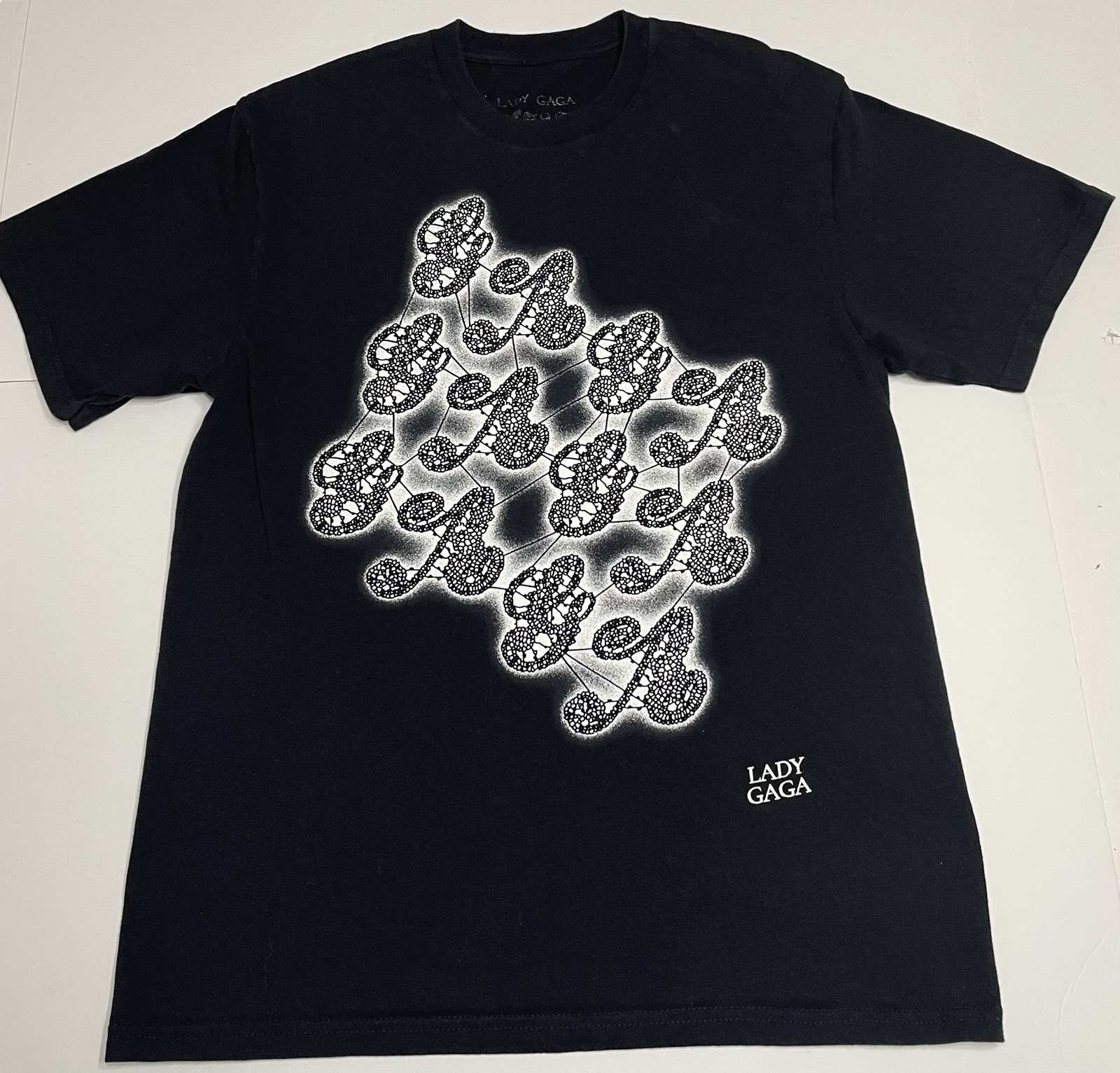 Rare! Official Lady Gaga Mayhem Ball Tour Tee Shirt Black Men’s Medium Women’s L