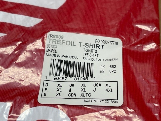 ADIDAS – Men’s Adicolor Trefoil T-Shirt – MSRP $30 – RED – Size: X-LARGE **NEW