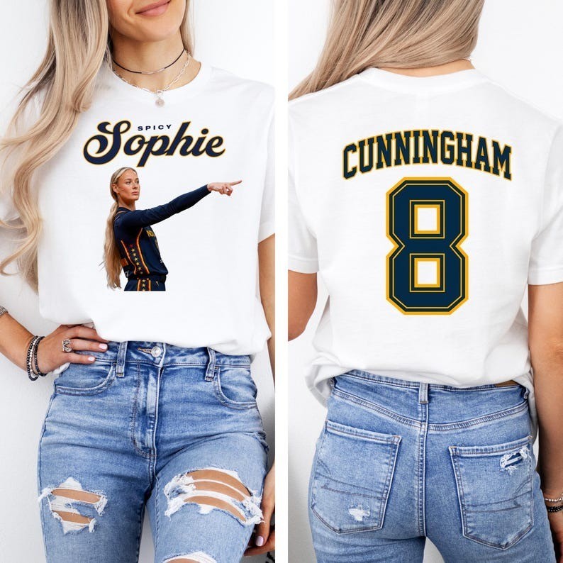 HOT Sophie Cunningham 8 Tee, Indiana Basketball retro T-shirt reprint