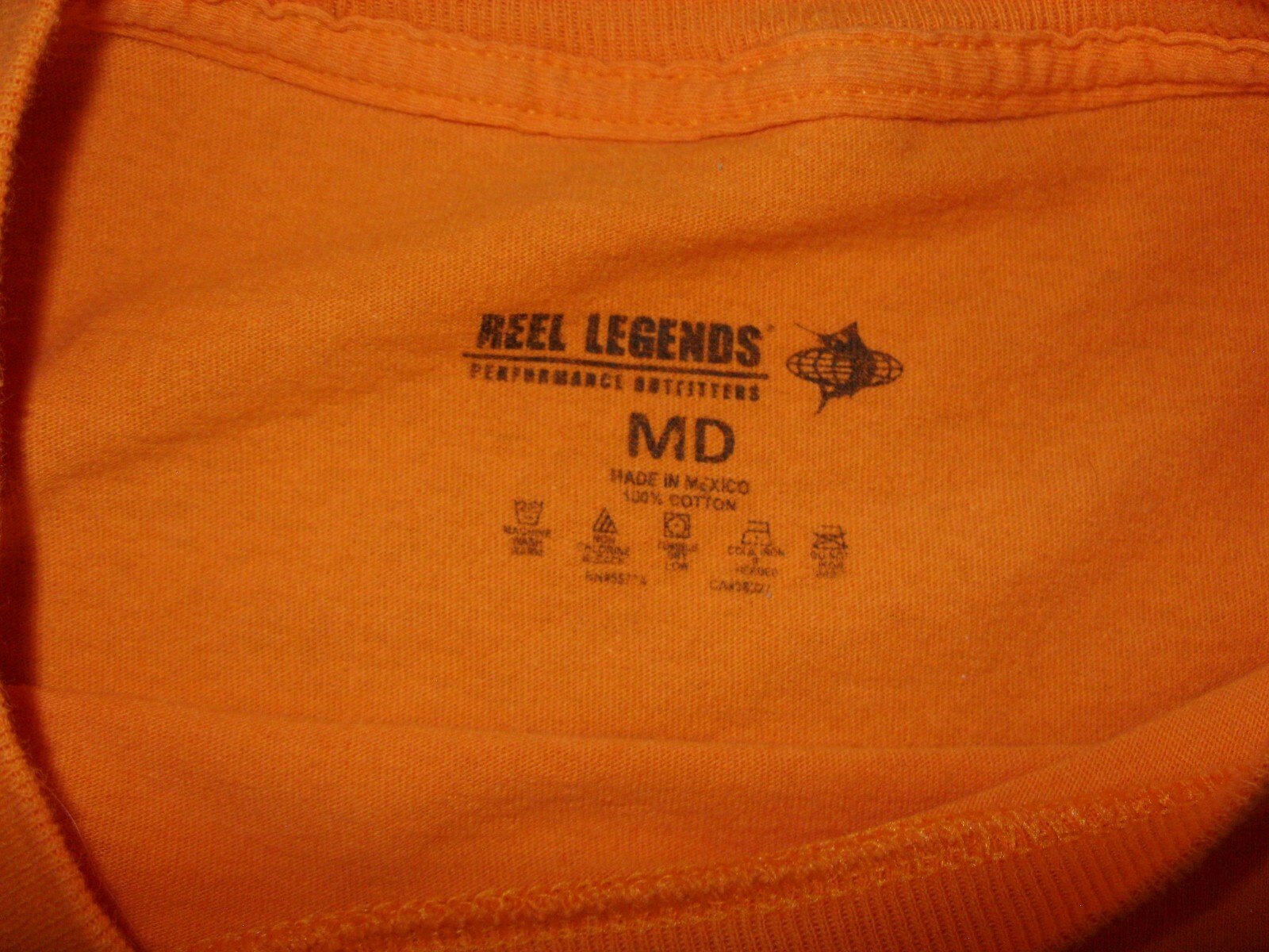 REEL LEGENDS T-shirt. Mens M. ‘Offshore Slam’. Fishing boating EXCELLENT Bright!