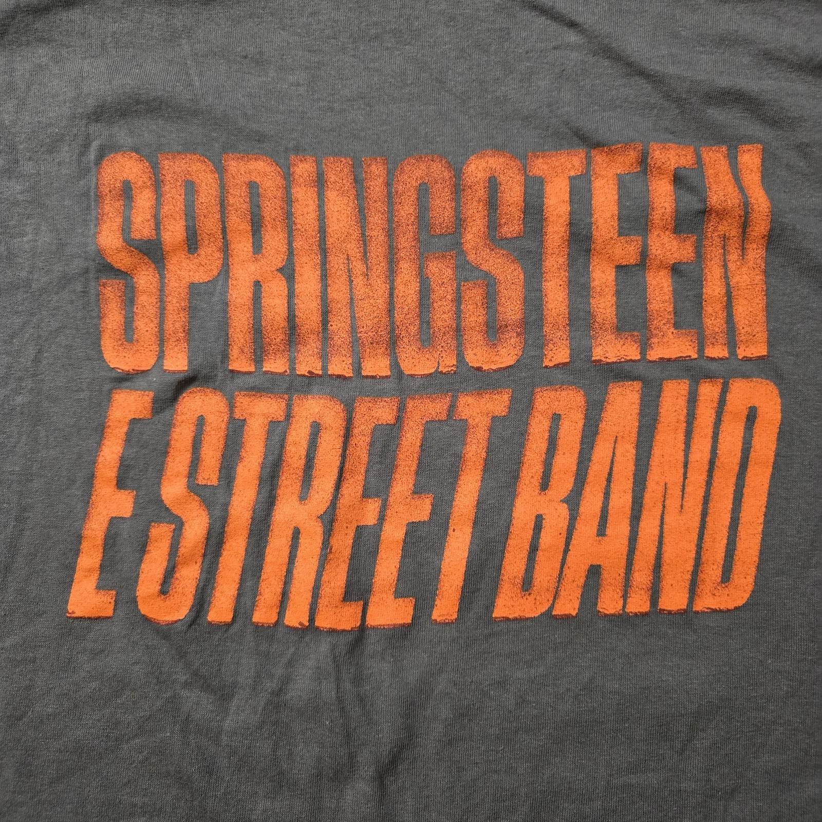 Springsteen E Street Band Shirt Mens Large Gray 2024 On Tour Concert Tee