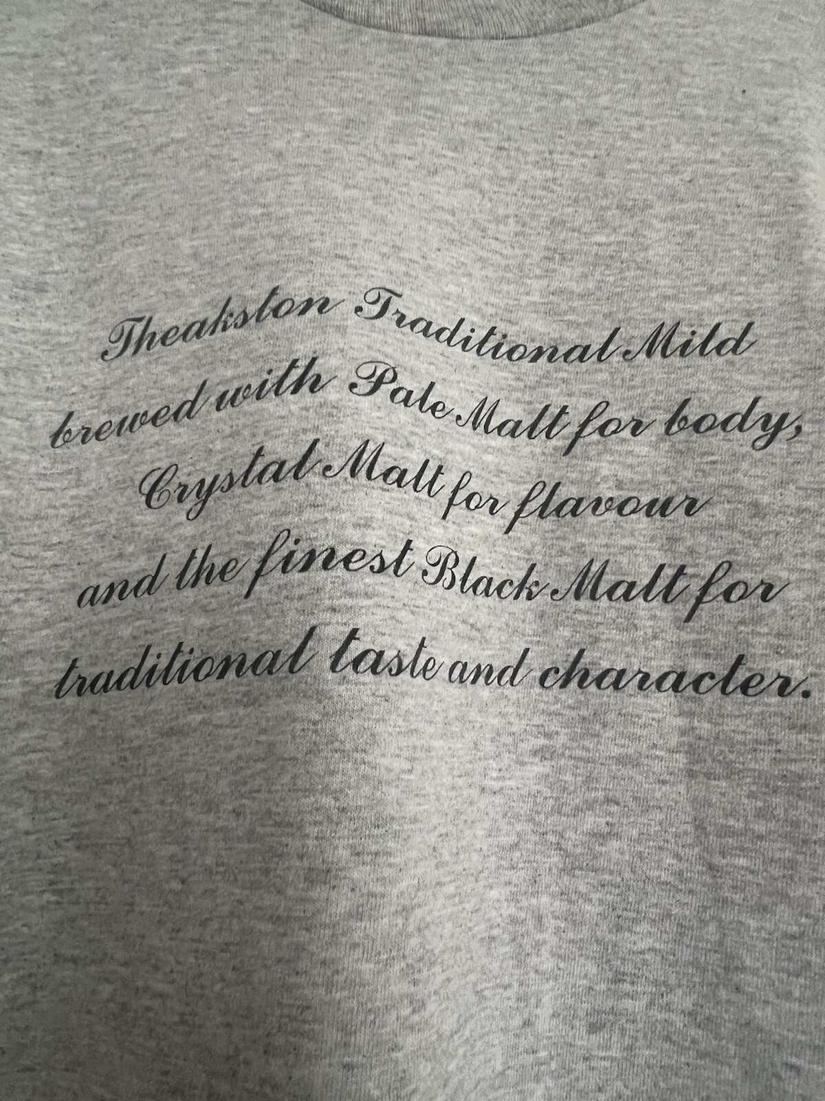 Vintage Single Stitch Theakston Traditional Mild Beer T Shirt Screen Stars XL