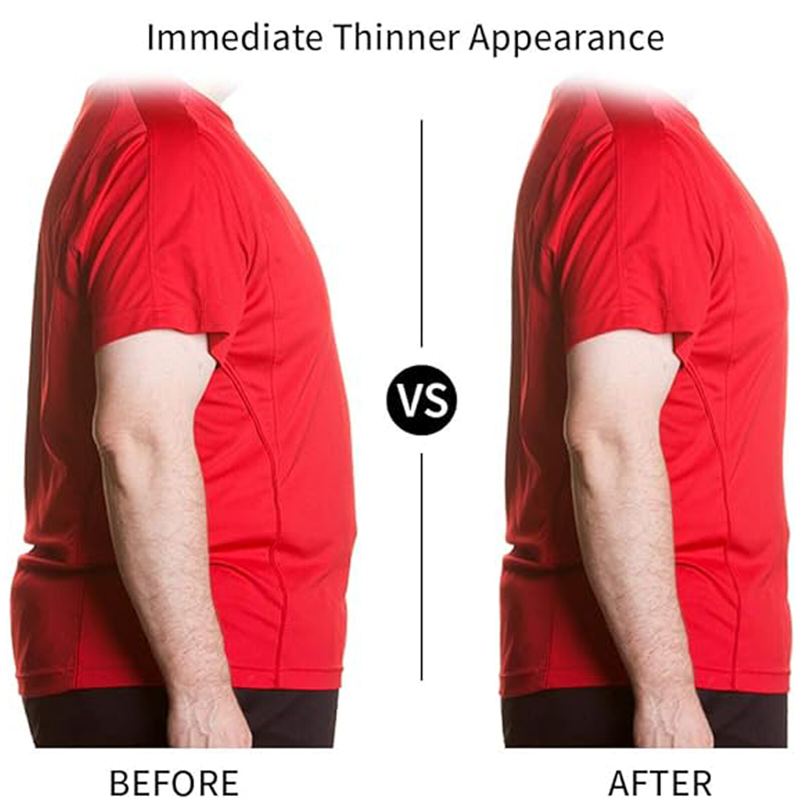 Men’s Body Shaper Gynecomastia Compression Ionic Shaping Shirt Slimming Tank Top