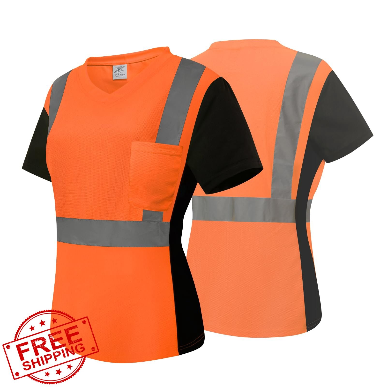 Besentinels V-orange X-Small Hi Vis Shirts