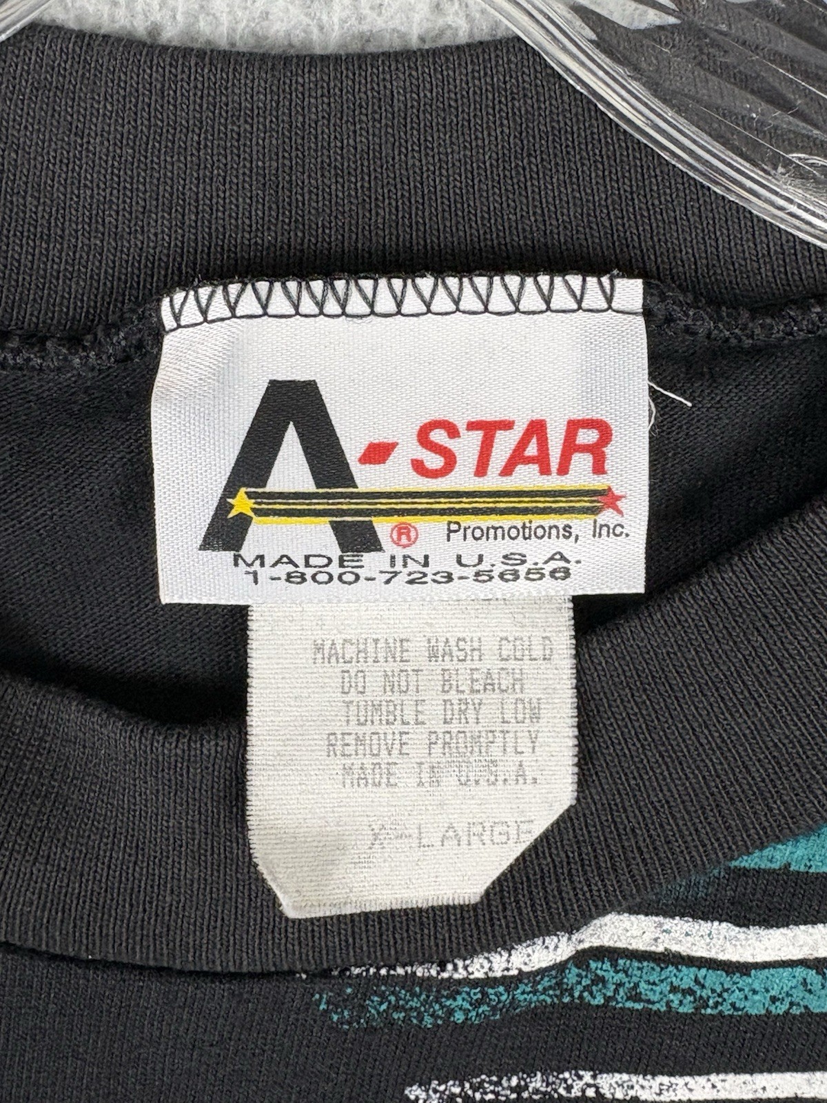 Vtg NASCAR AOP 1993 Davey Allison T-shirt Men’s XL 28 Havoline USA Single Stitch