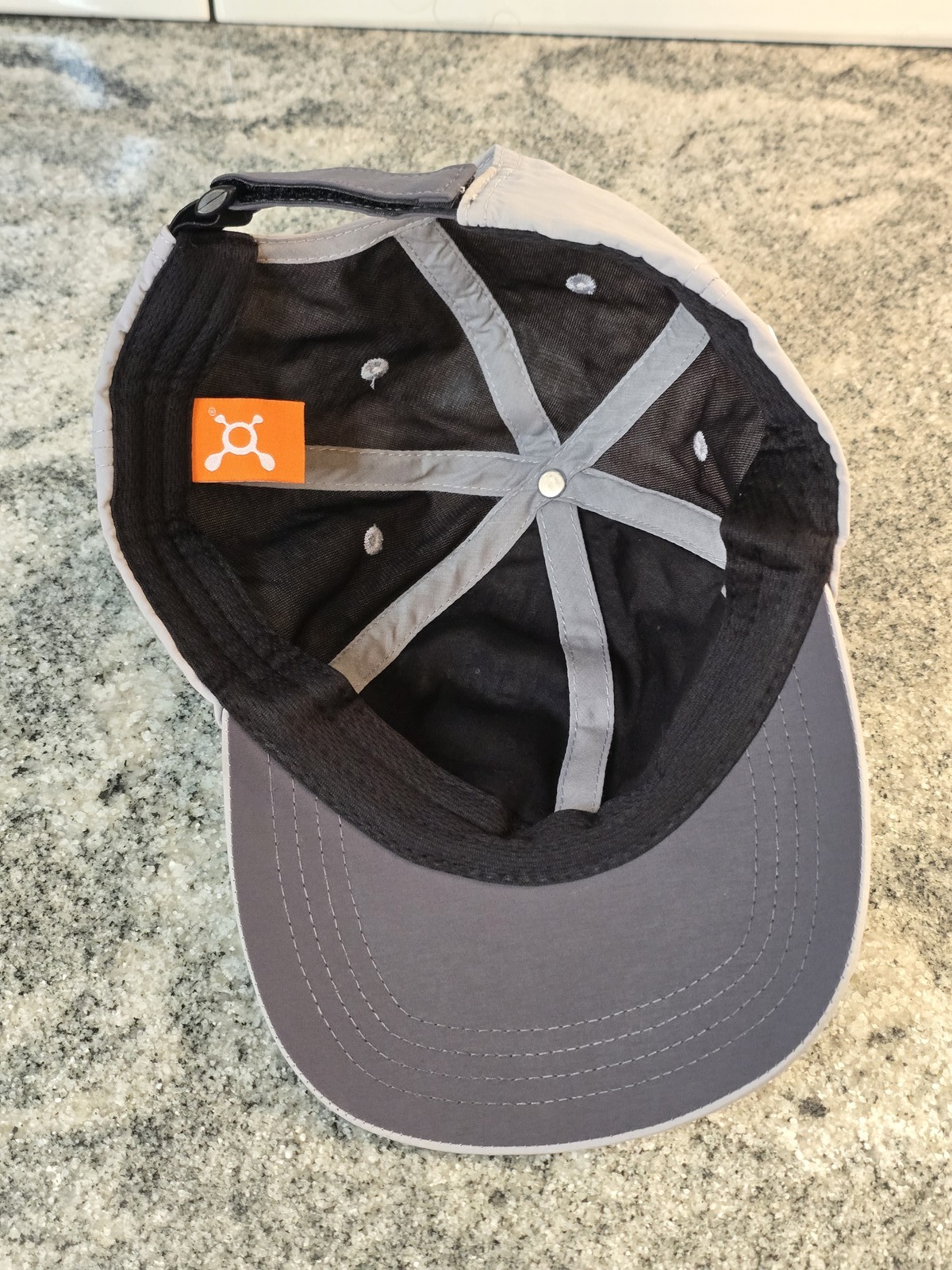 Orangetheory Hat Cap Strap Back Gray Athletic Slogan A Quest For More Life