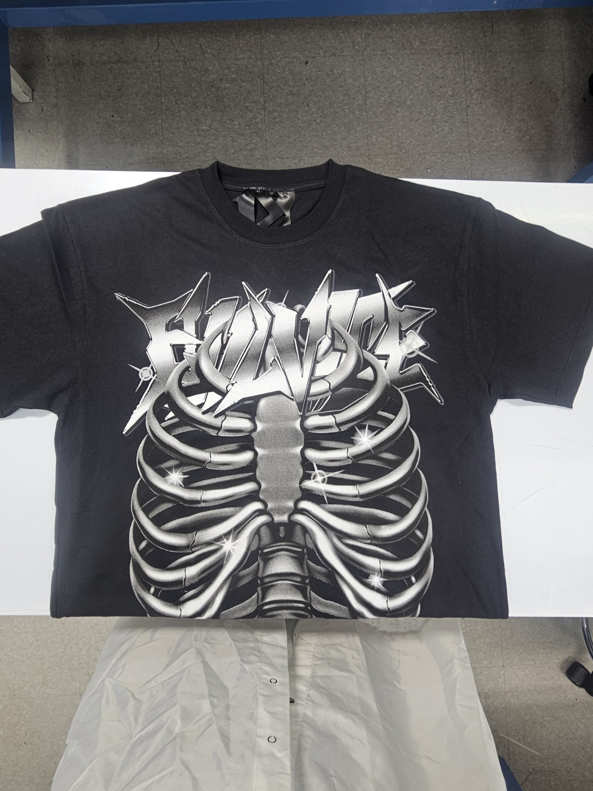EVIL VICE “CHROME” SKELETON MEN’S SIZE XL BLACK BNWT & BAG $90 🔥🔥🔥