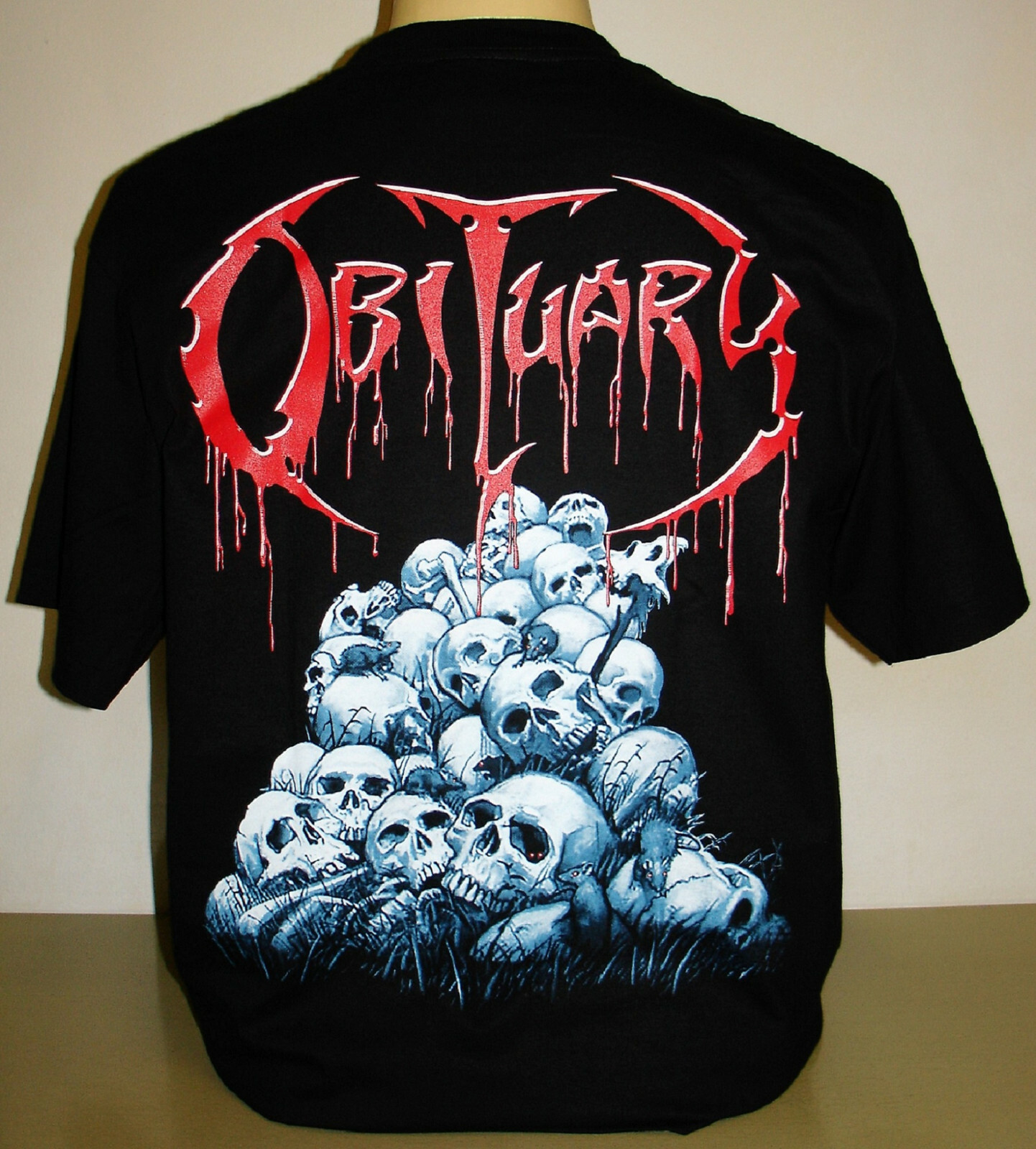 Obituary Cause Of Death Black T-Shirt Size S M L XL 2XL 3XL Death Metal Band New