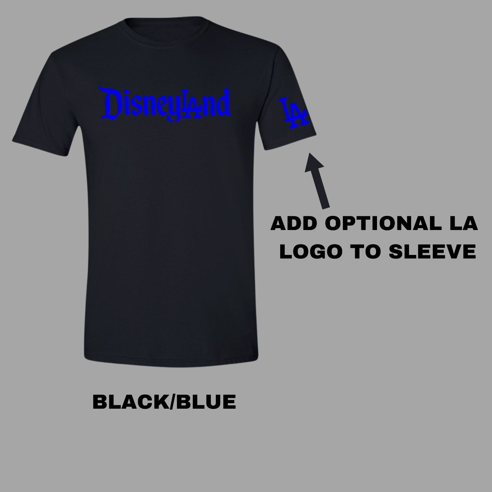 Disneyland LA Dodgers Los Angeles T-Shirt- Vinyl Decals Included- Mickey Ohtani.