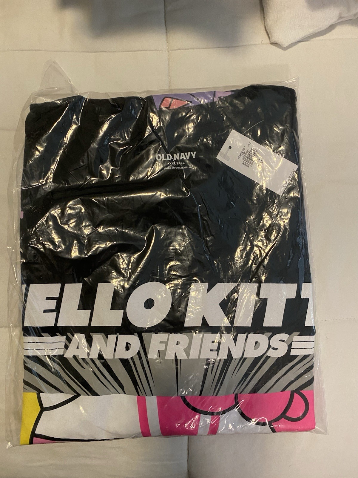 Sanrio Hello Kitty Kuromi Graphic Print T-Shirt Old Navy Black unisex 2XL