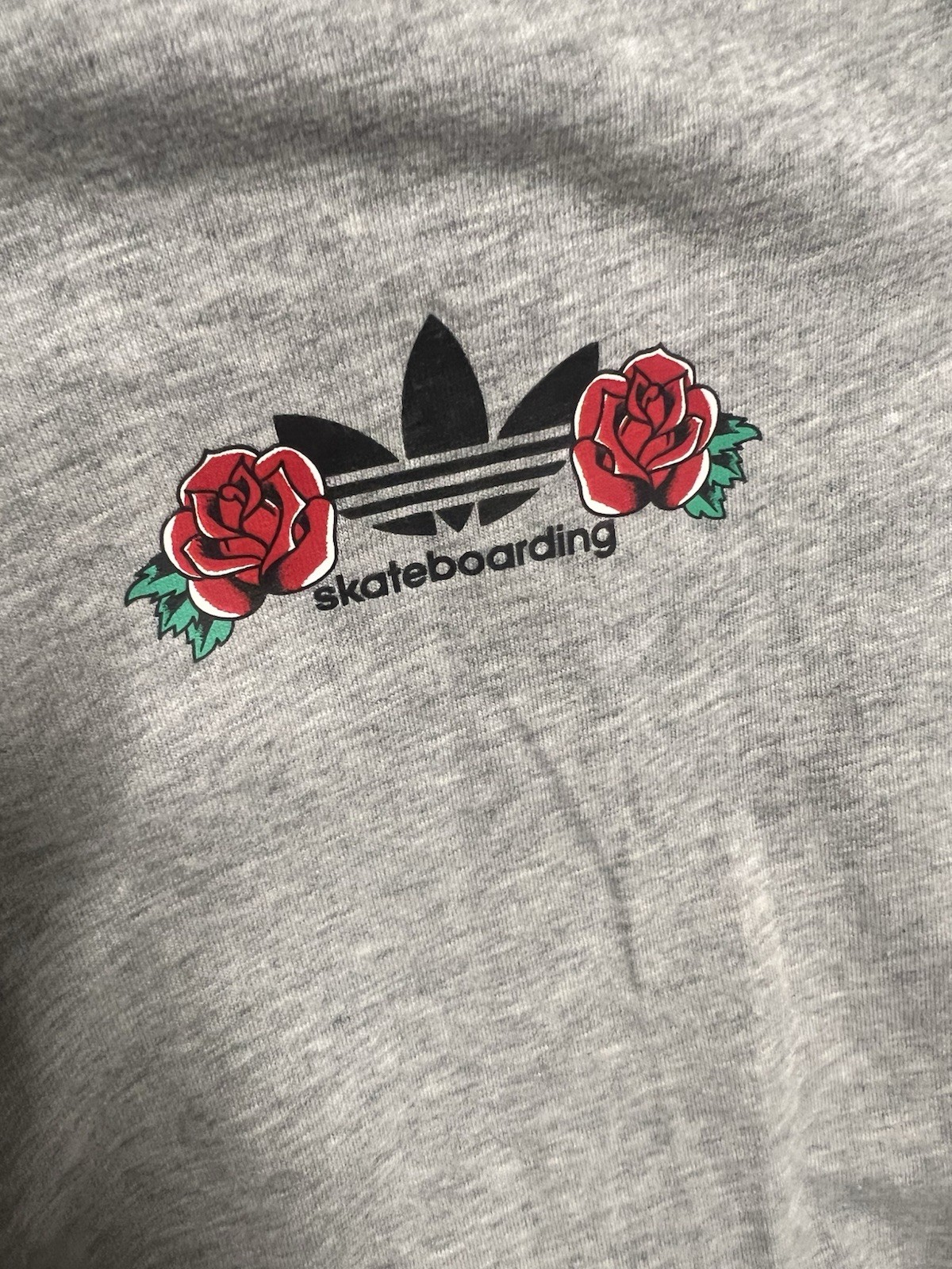 Adidas X Cliche Skateboards – Lucas Puig Collab Climate Fit – Ath Grey Size SM